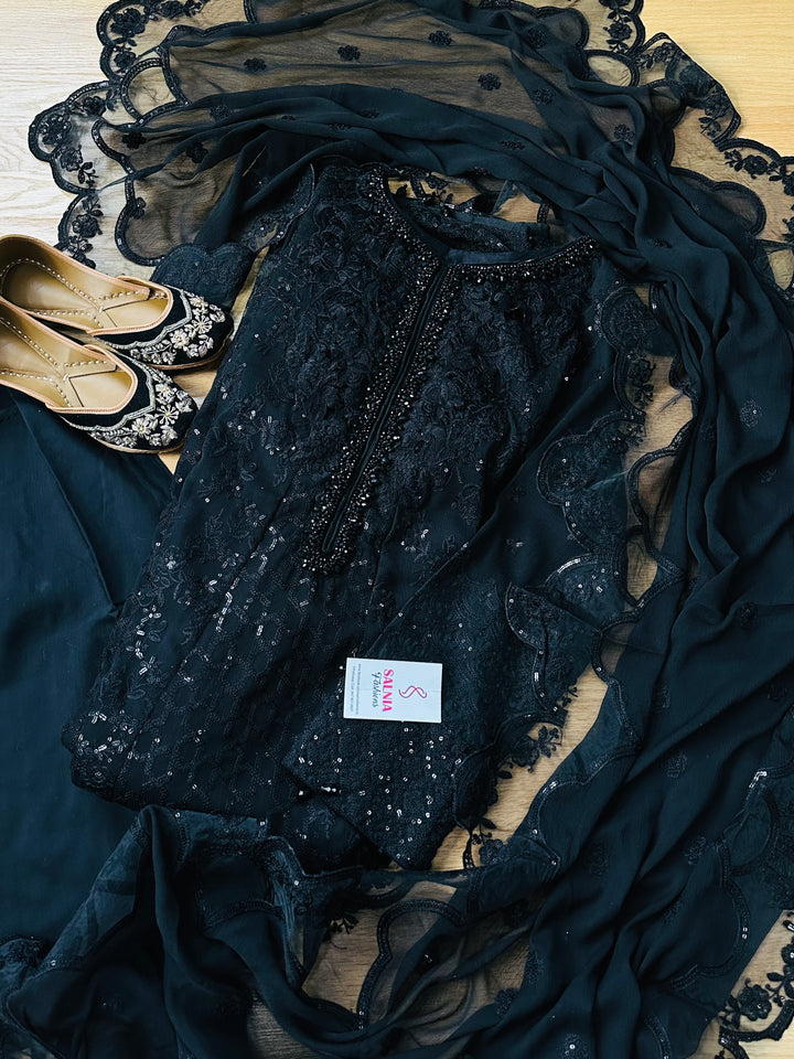 CHIFFON PARTYWEAR SUIT ALPW100