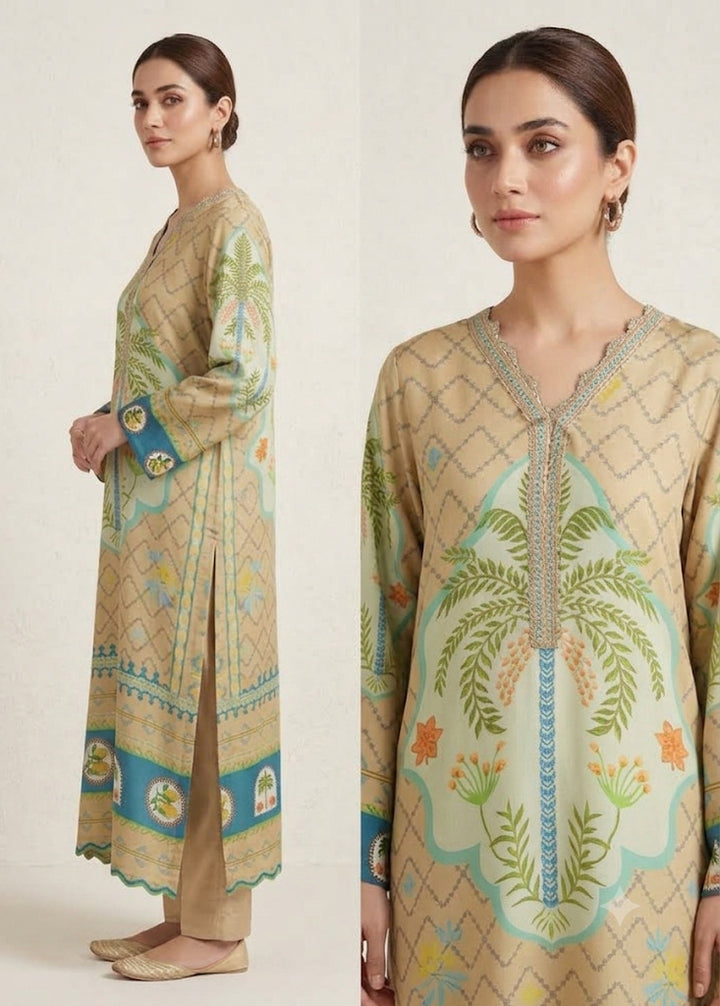 PURE CREPE SILK FUSION KAFTAN SFKF09