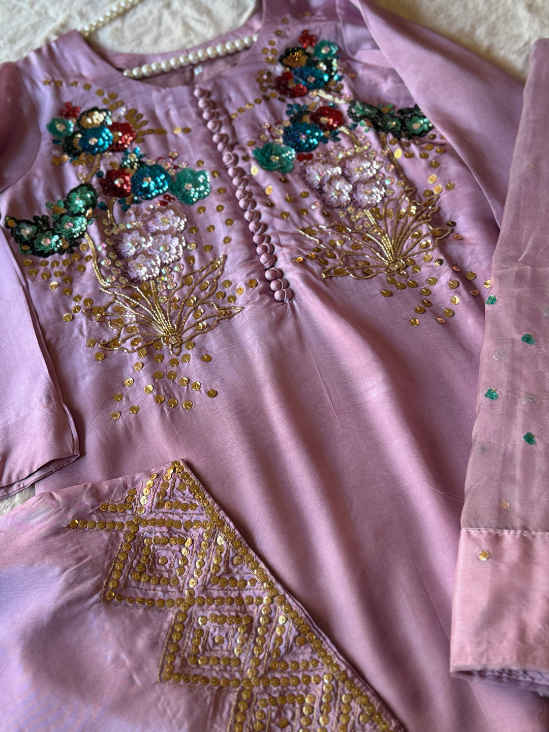 MUSE INSPIRED SILK FARSHI SHALWAR FRSH11