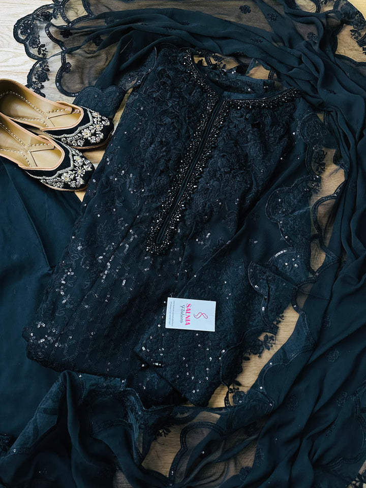 CHIFFON PARTYWEAR SUIT ALPW100