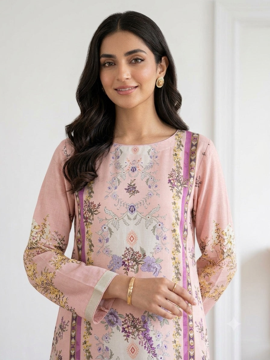 PURE CREPE SILK FUSION KAFTAN SFKF03