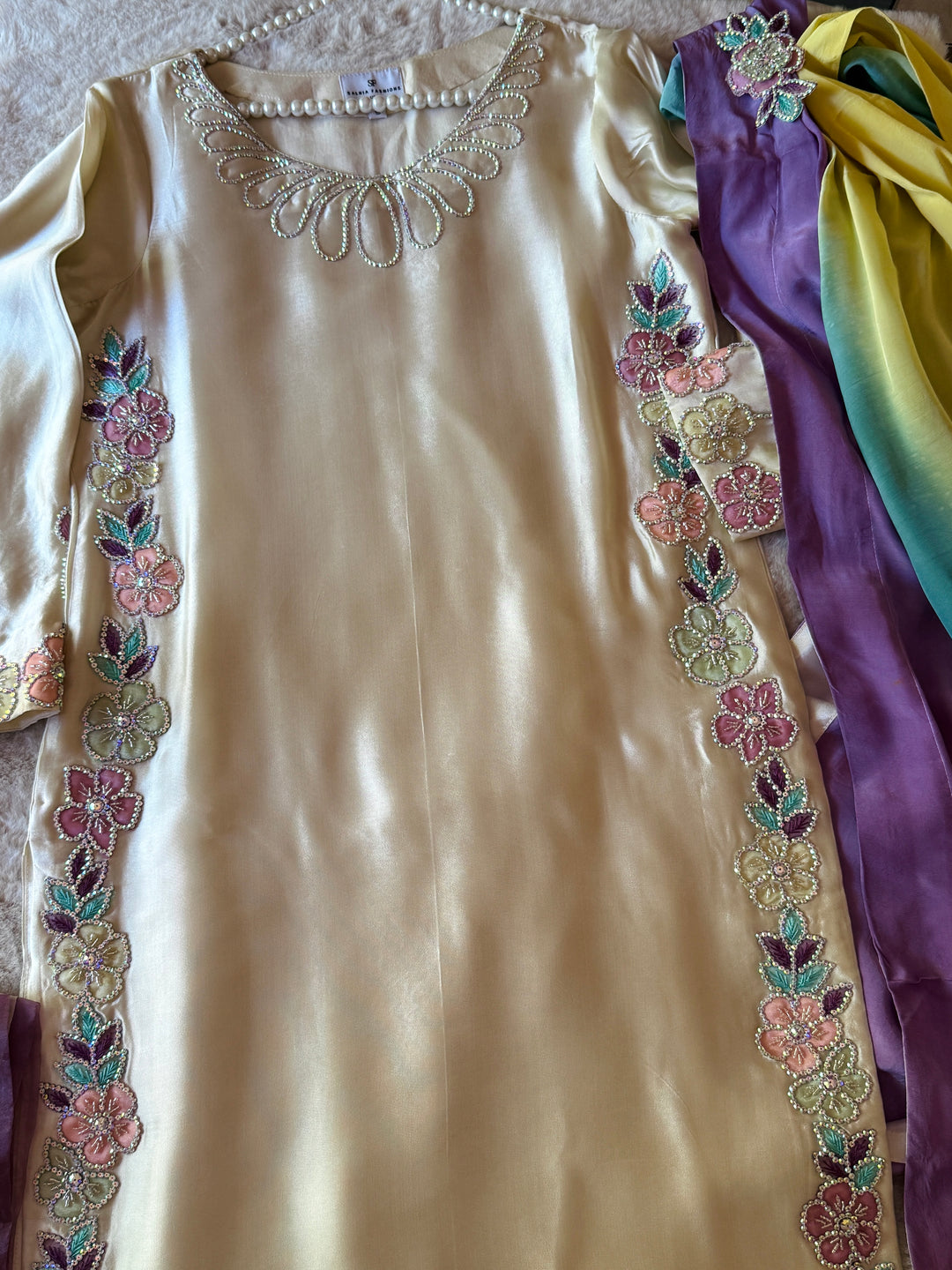 PURE SHEESHA SILK CUSTOM PARTYWEAR MUSF16