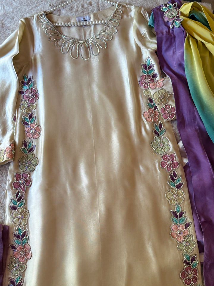 PURE SHEESHA SILK CUSTOM PARTYWEAR MUSF16