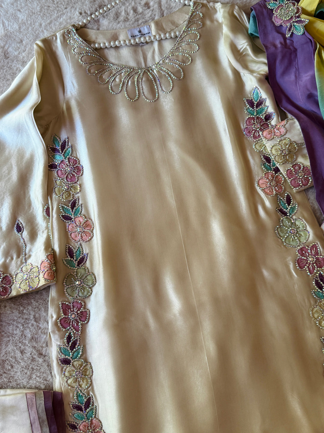 PURE SHEESHA SILK CUSTOM PARTYWEAR MUSF16