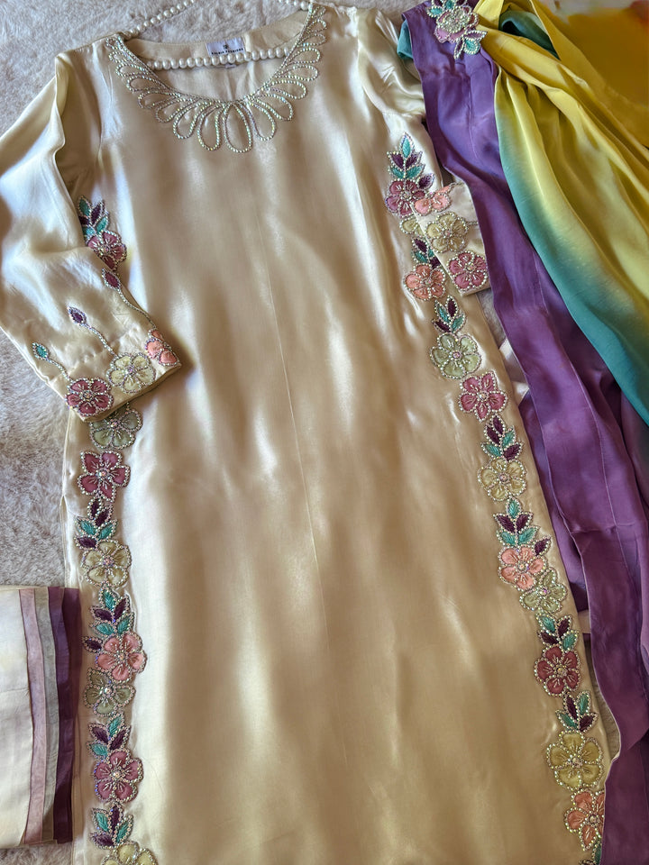 PURE SHEESHA SILK CUSTOM PARTYWEAR MUSF16
