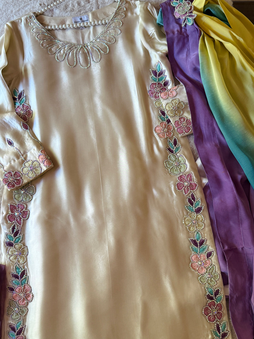 PURE SHEESHA SILK CUSTOM PARTYWEAR MUSF16