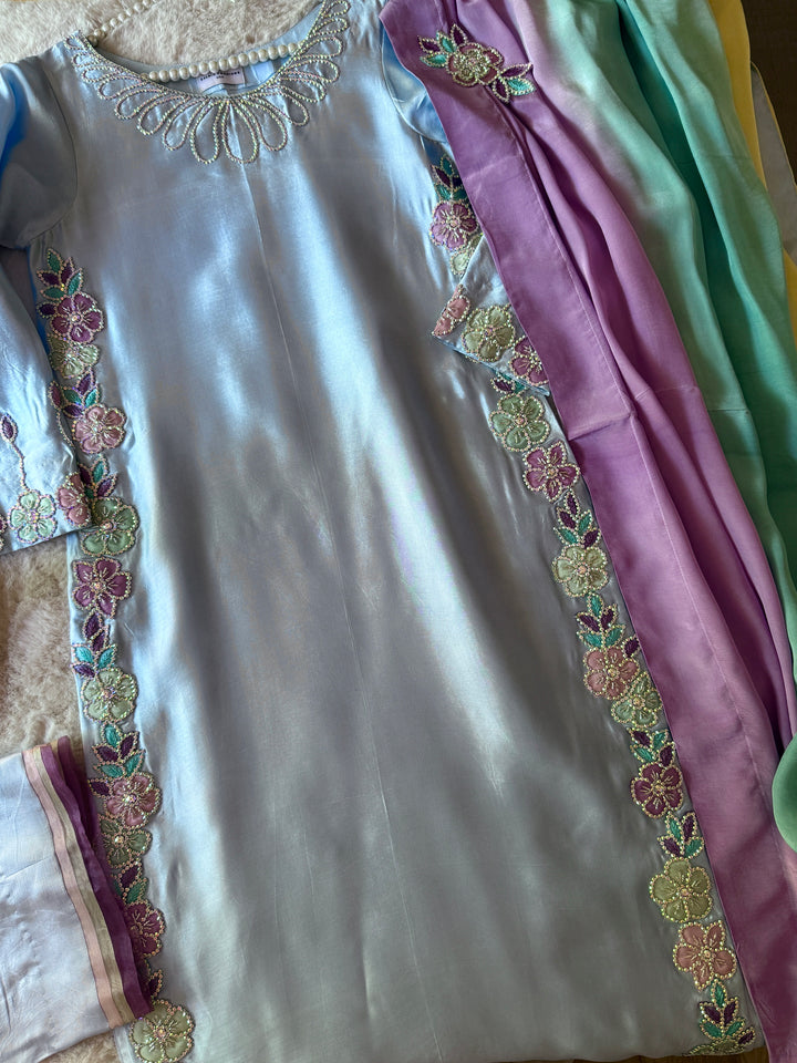 PURE SHEESHA SILK CUSTOM PARTYWEAR MUSF18