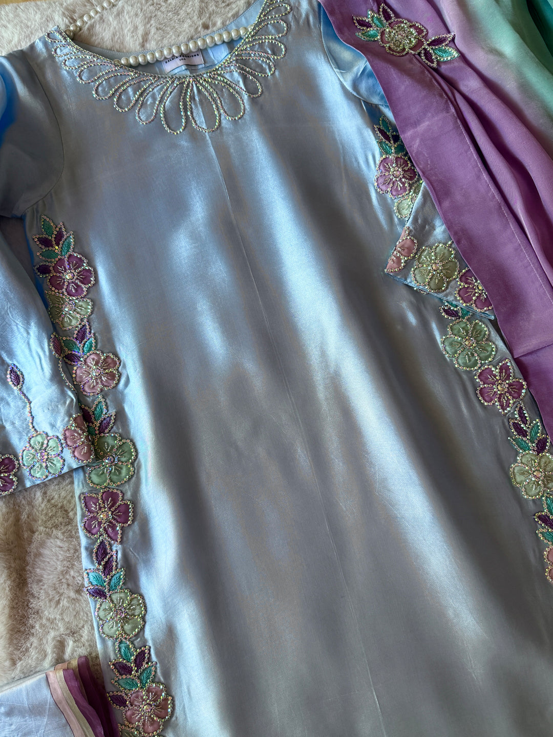 PURE SHEESHA SILK CUSTOM PARTYWEAR MUSF18