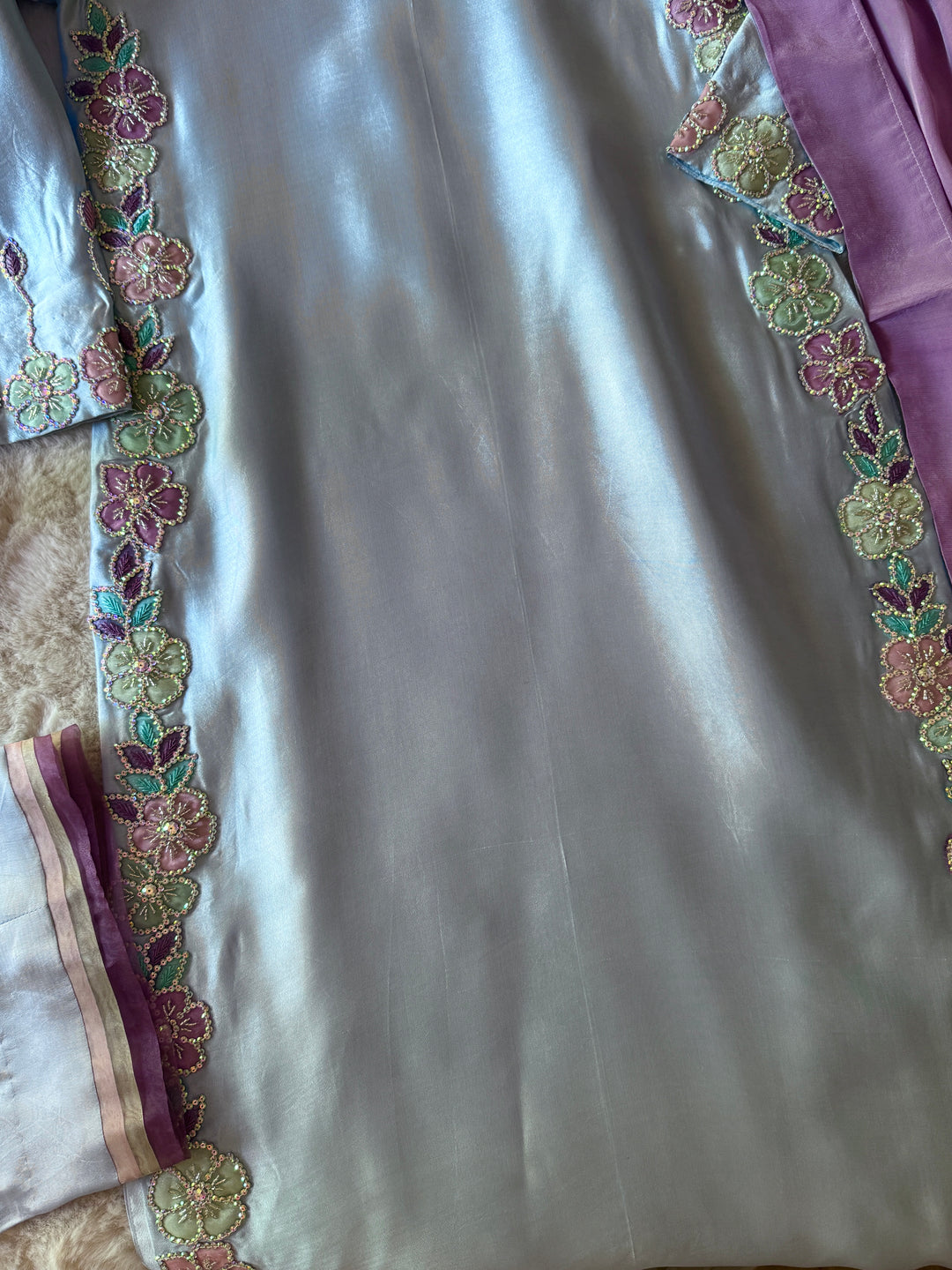 PURE SHEESHA SILK CUSTOM PARTYWEAR MUSF18