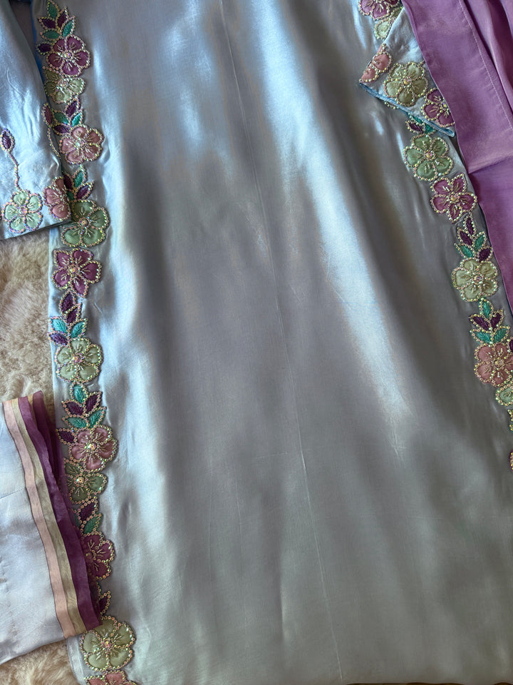 PURE SHEESHA SILK CUSTOM PARTYWEAR MUSF18