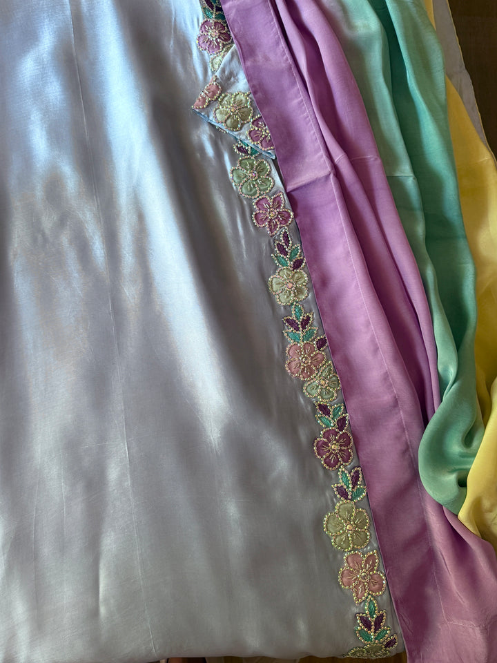 PURE SHEESHA SILK CUSTOM PARTYWEAR MUSF18