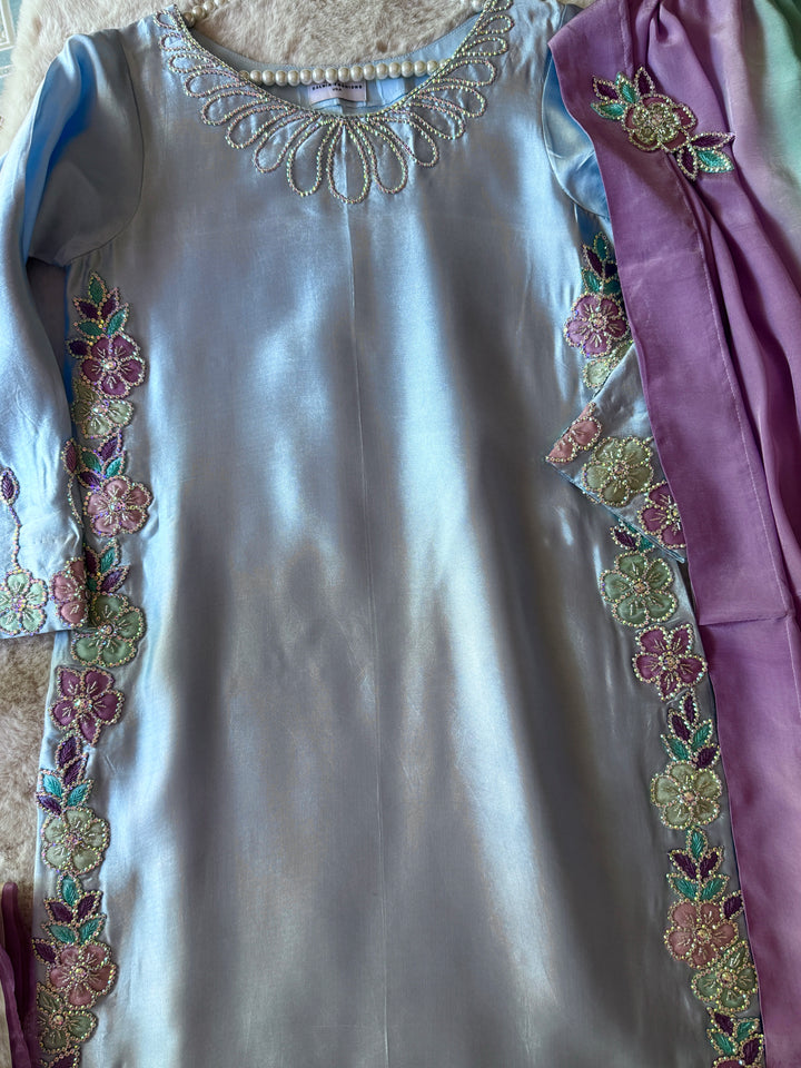 PURE SHEESHA SILK CUSTOM PARTYWEAR MUSF18