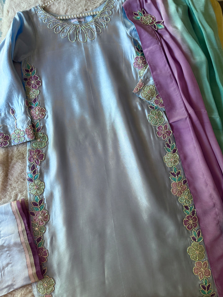 PURE SHEESHA SILK CUSTOM PARTYWEAR MUSF18