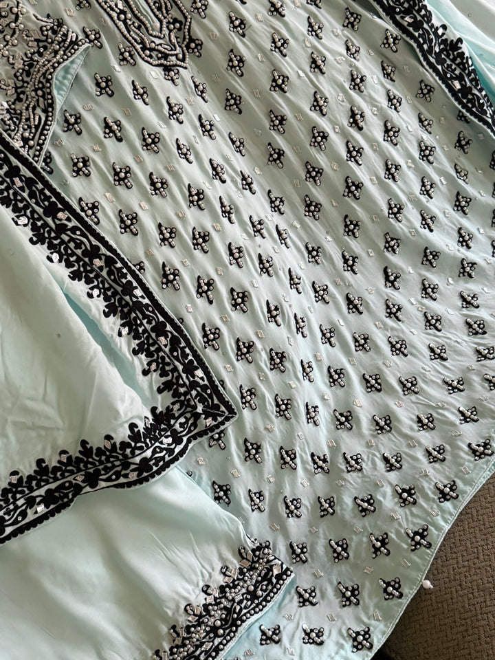 HEAVY PARTYWEAR PEARLWORK SUIT ALPW03