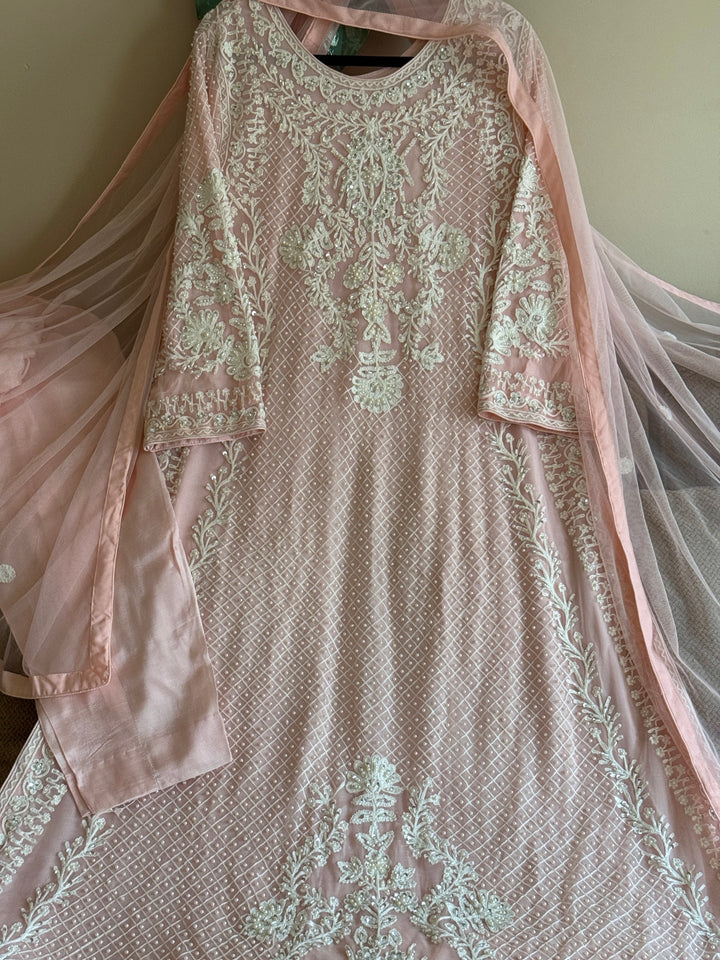 HEAVY PARTYWEAR PEARLWORK SUIT ALPW04