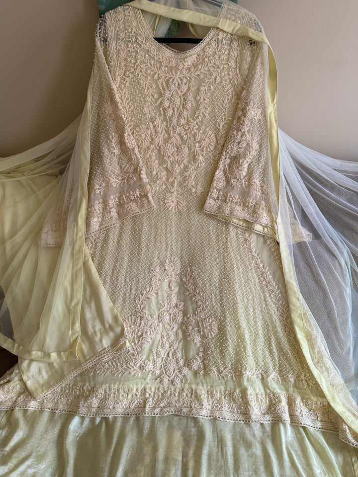 HEAVY PARTYWEAR PEARLWORK SUIT ALPW05