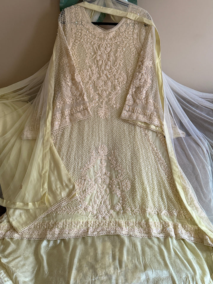 HEAVY PARTYWEAR PEARLWORK SUIT ALPW05