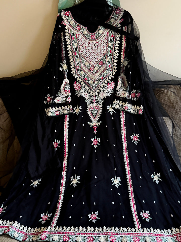 HEAVY PARTYWEAR PEARLWORK SUIT ALPW06