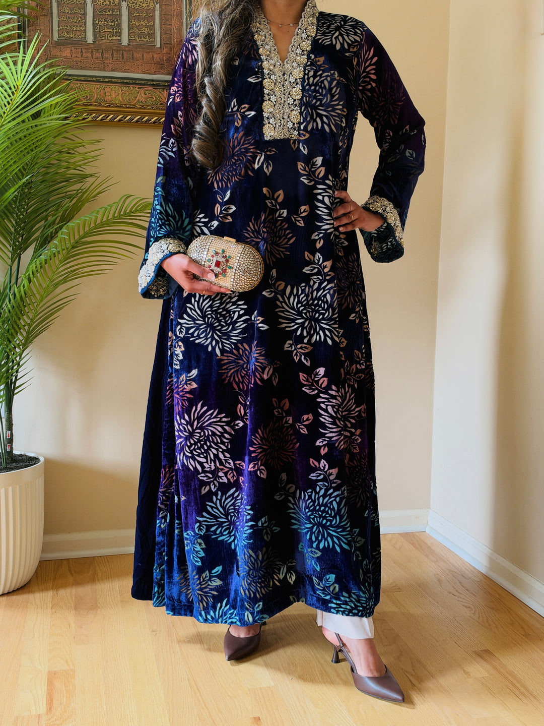 PALACHI FRENCH VELVET KAFTANS PCSF06