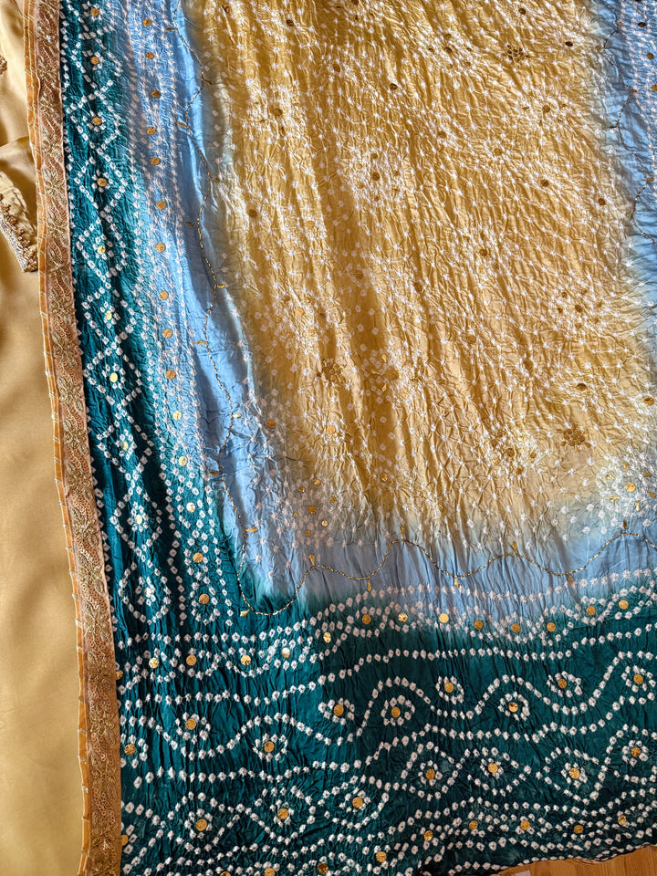 CUSTOM SERIES PURE SILK CHUNRI SUITS CHSF06