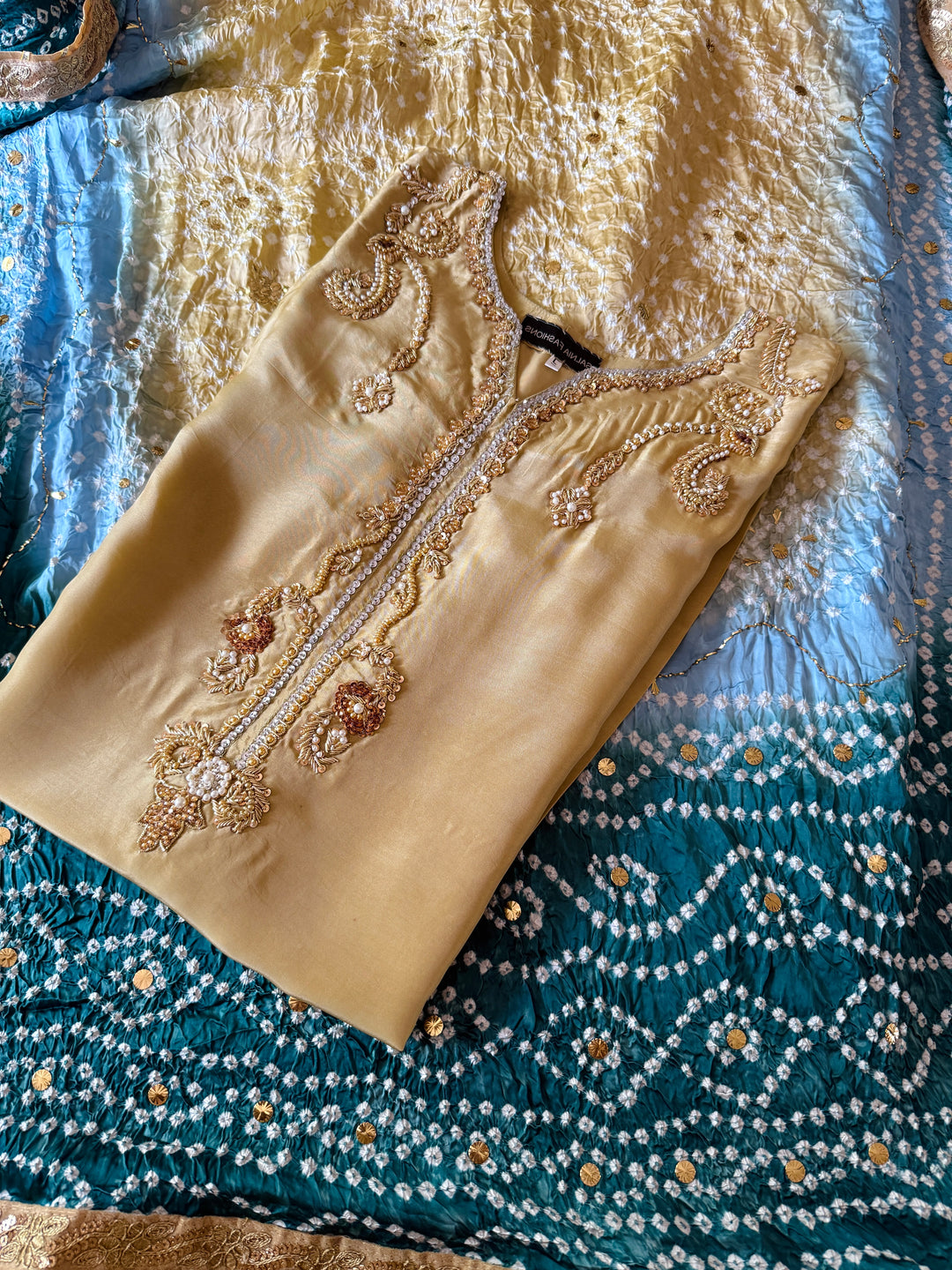 CUSTOM SERIES PURE SILK CHUNRI SUITS CHSF06