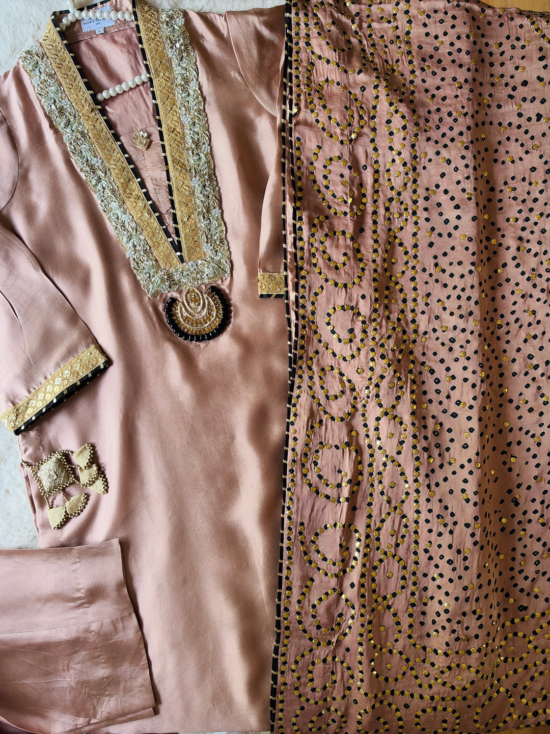 CUSTOM SERIES PURE SILK CHUNRI SUITS CHSF13