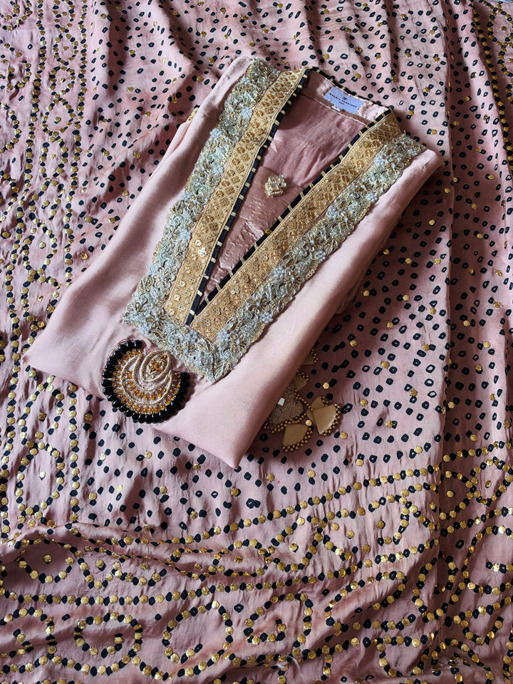 CUSTOM SERIES PURE SILK CHUNRI SUITS CHSF13