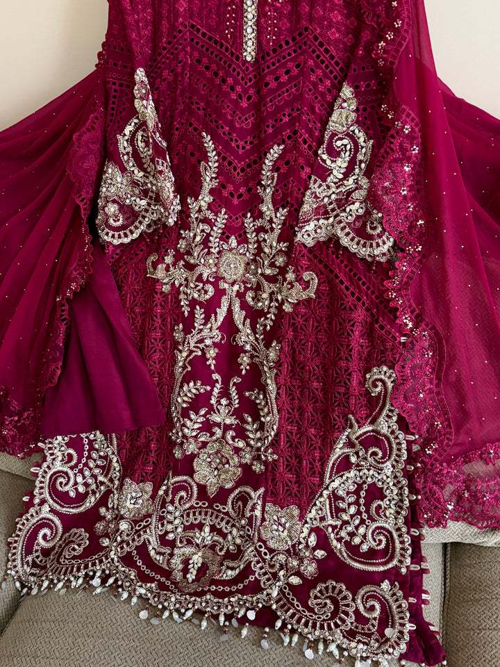 CHIFFON PARTYWEAR SUIT ALPW100