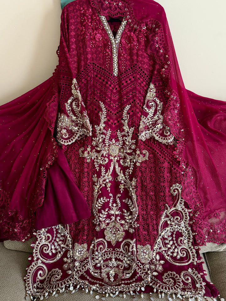 CHIFFON PARTYWEAR SUIT ALPW100