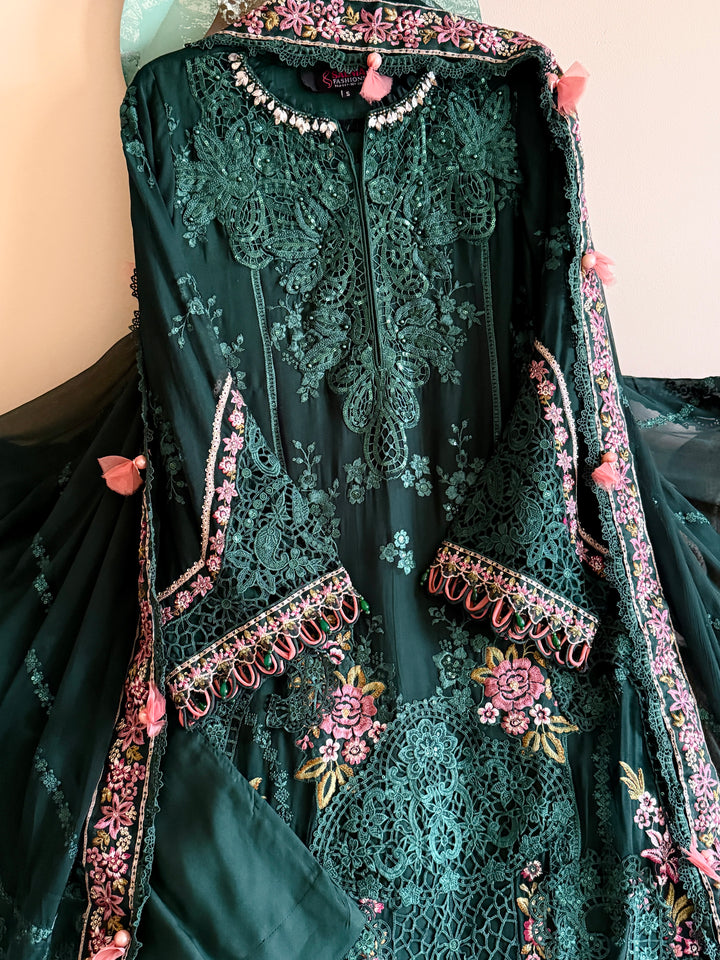 CHIFFON PARTYWEAR SUIT ALPW108