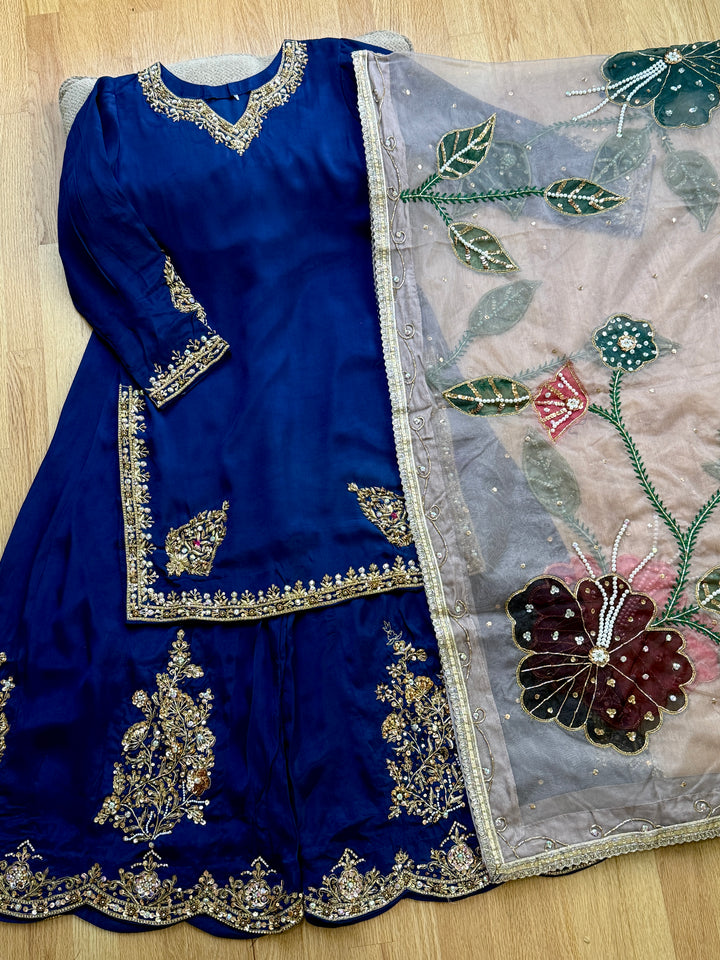 HEAVY PARTYWEAR SHARARA SET SFNQ02