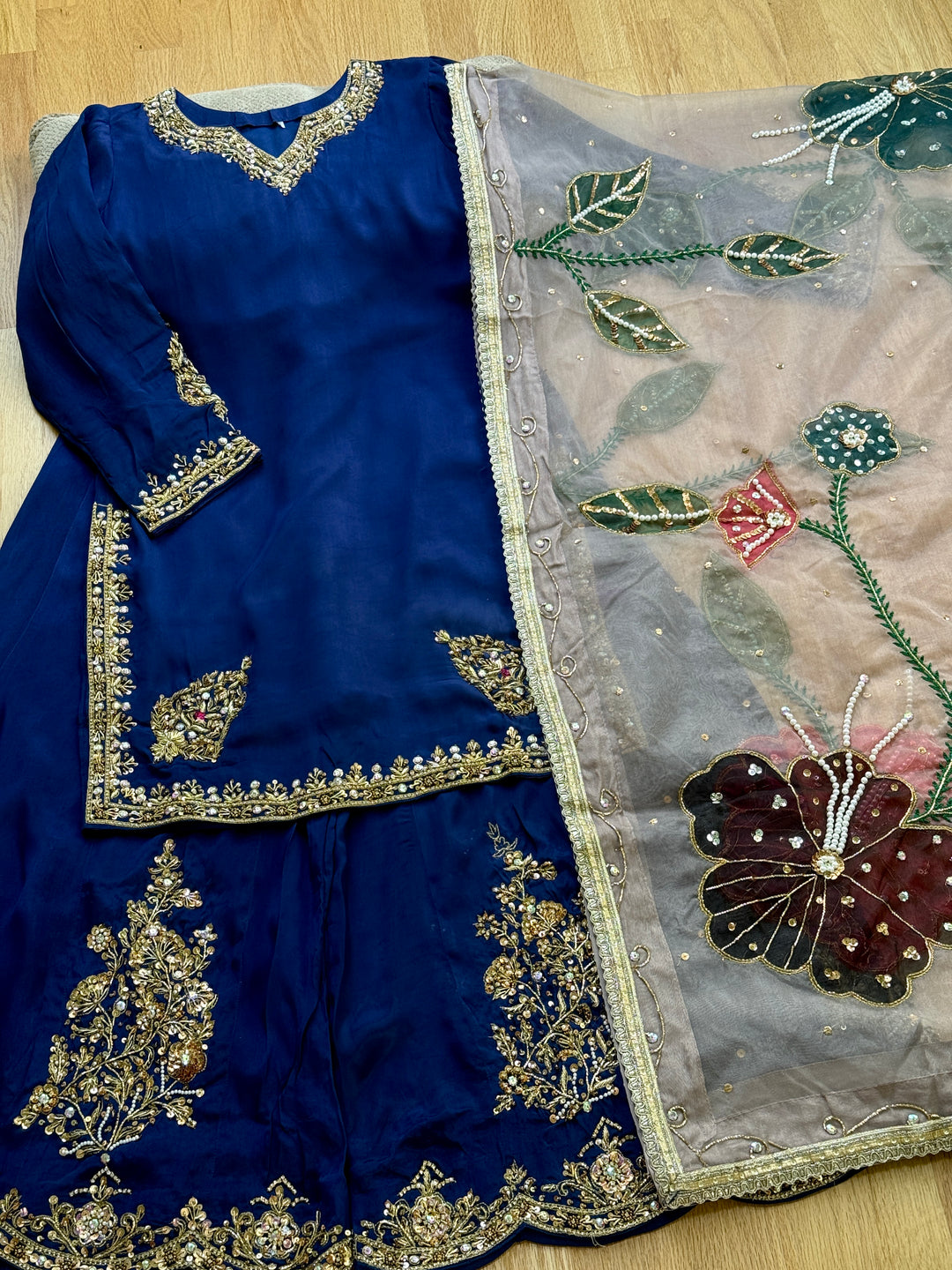 HEAVY PARTYWEAR SHARARA SET SFNQ02