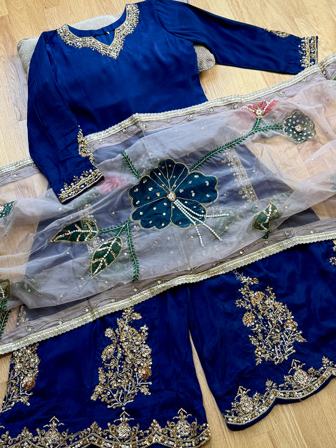 HEAVY PARTYWEAR SHARARA SET SFNQ02