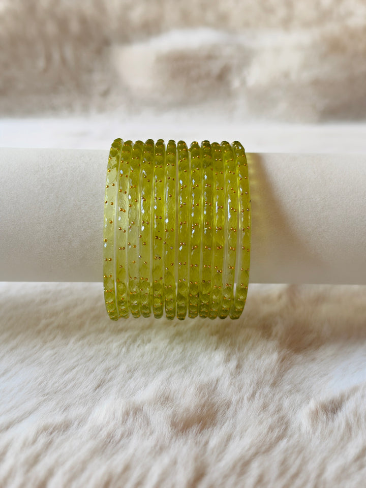 KASHMIRI RAINDROP GLASS BANGLES KHSF01