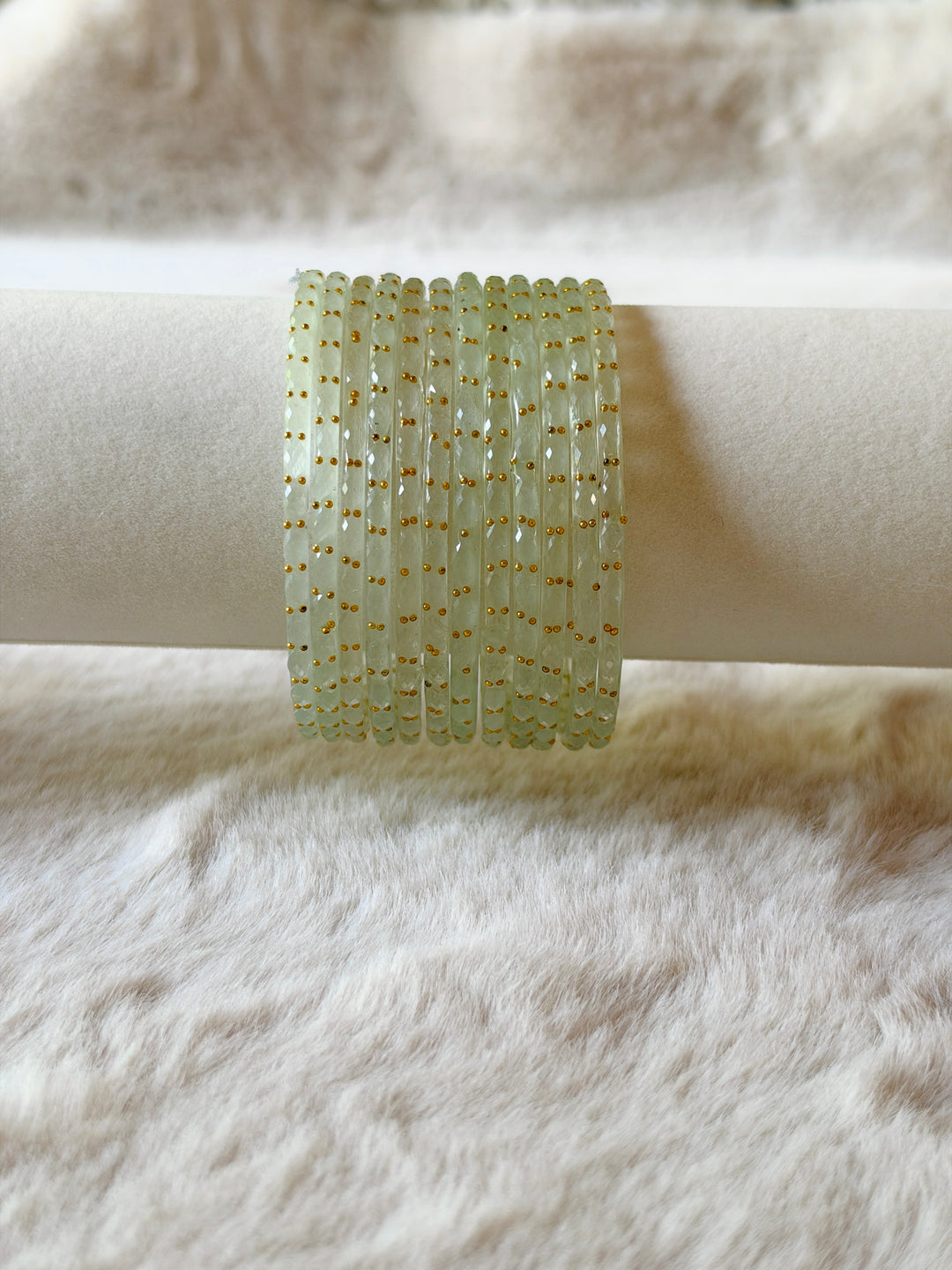 KASHMIRI RAINDROP GLASS BANGLES KHSF01