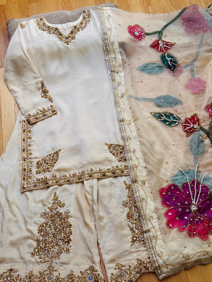 HEAVY PARTYWEAR SHARARA SET SFNQ01