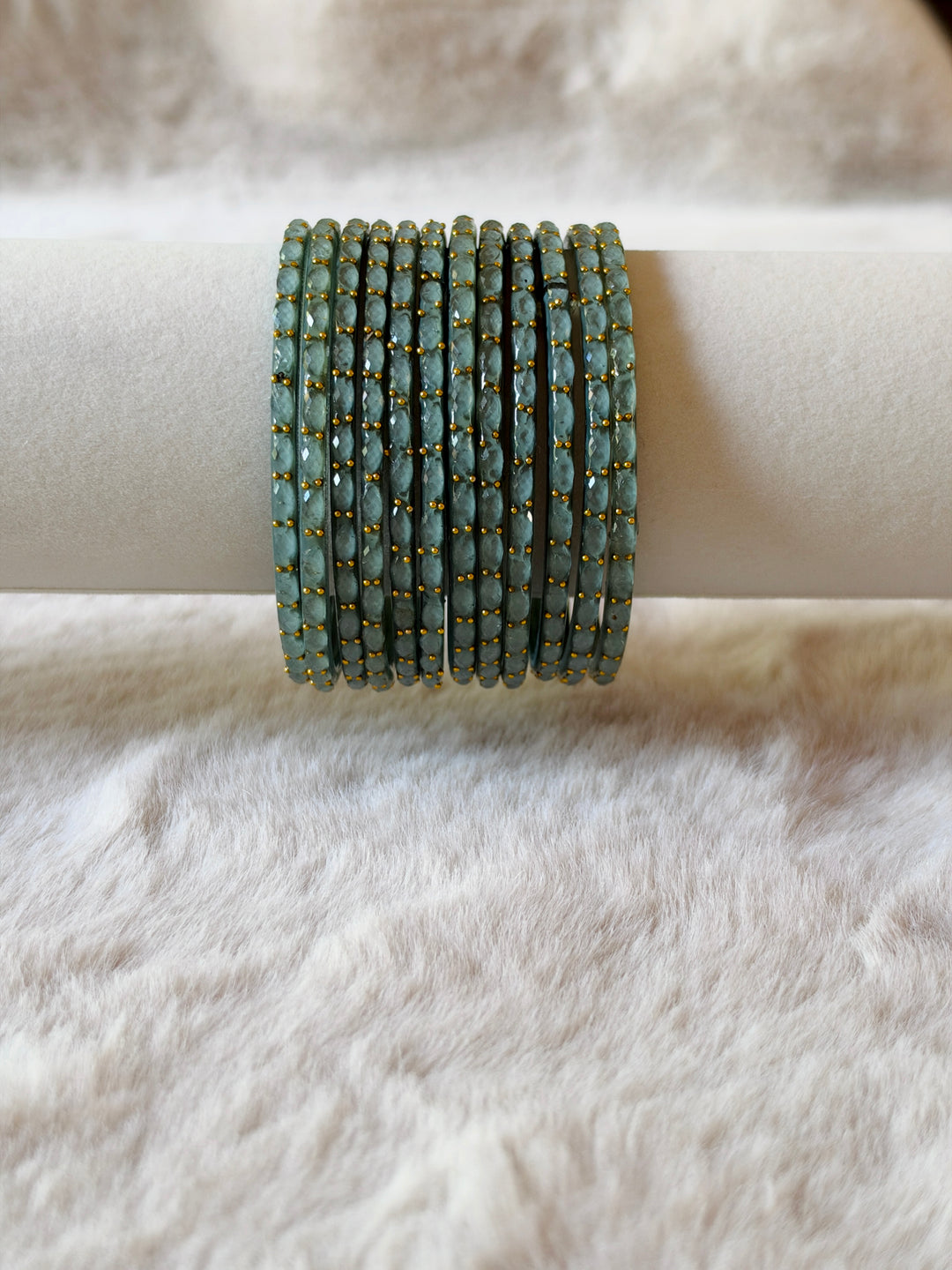 KASHMIRI RAINDROP GLASS BANGLES KHSF01