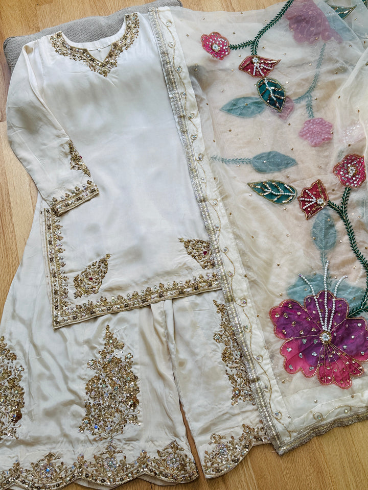 HEAVY PARTYWEAR SHARARA SET SFNQ01