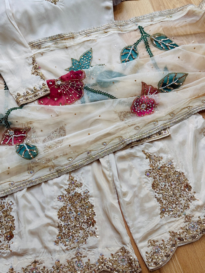 HEAVY PARTYWEAR SHARARA SET SFNQ01