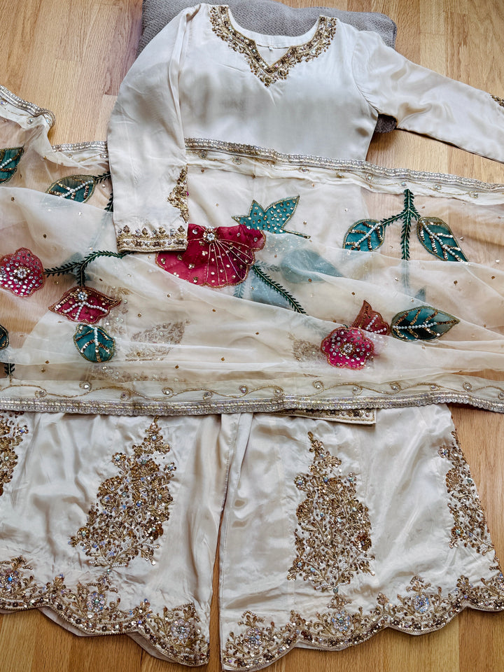 HEAVY PARTYWEAR SHARARA SET SFNQ01