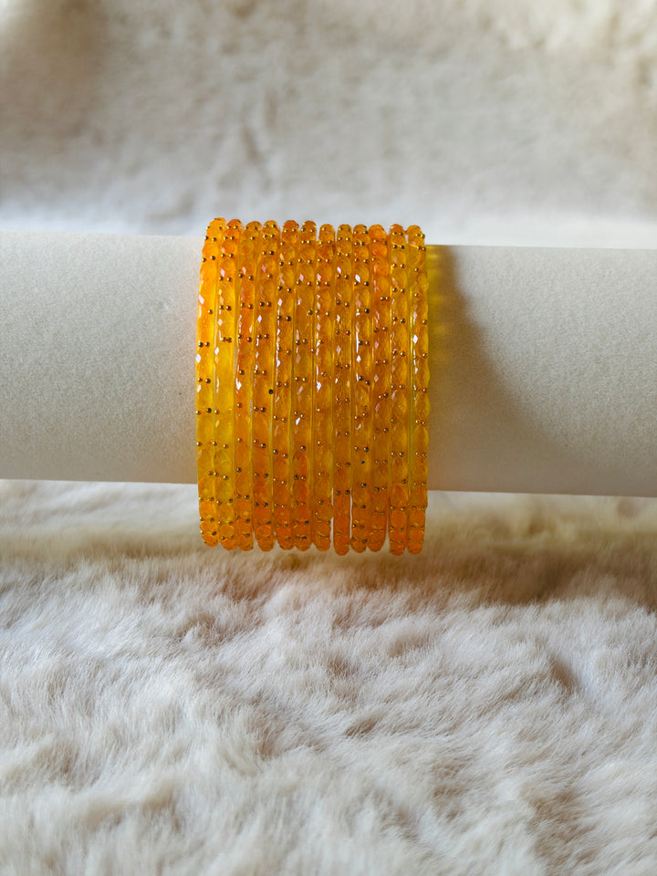 KASHMIRI RAINDROP GLASS BANGLES KHSF01