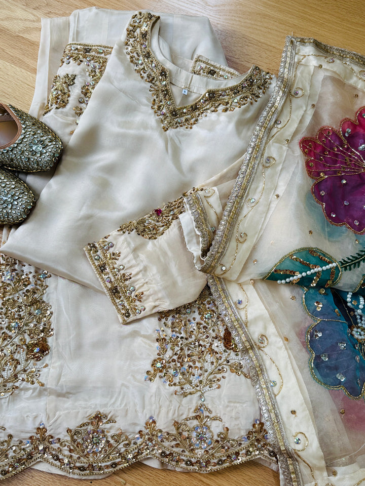 HEAVY PARTYWEAR SHARARA SET SFNQ01