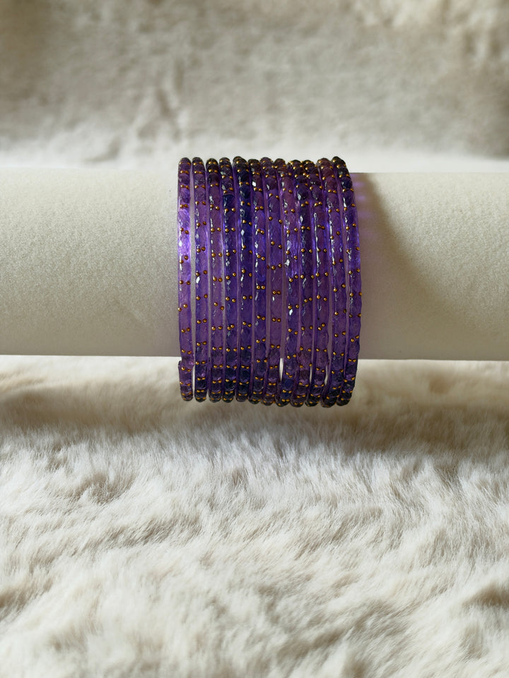 KASHMIRI RAINDROP GLASS BANGLES KHSF01