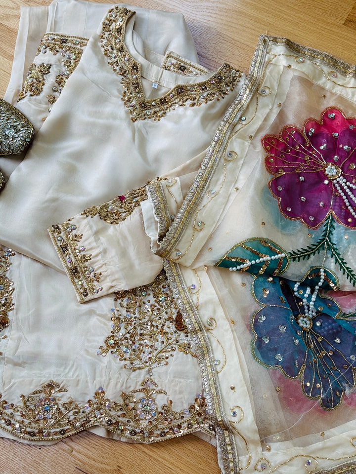 HEAVY PARTYWEAR SHARARA SET SFNQ01