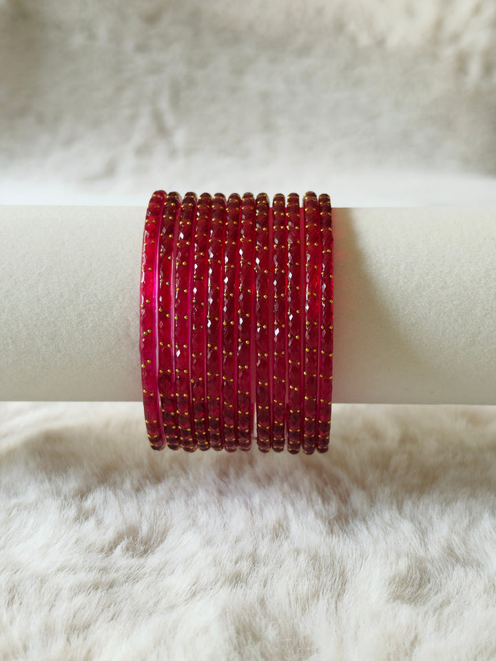 KASHMIRI RAINDROP GLASS BANGLES KHSF01