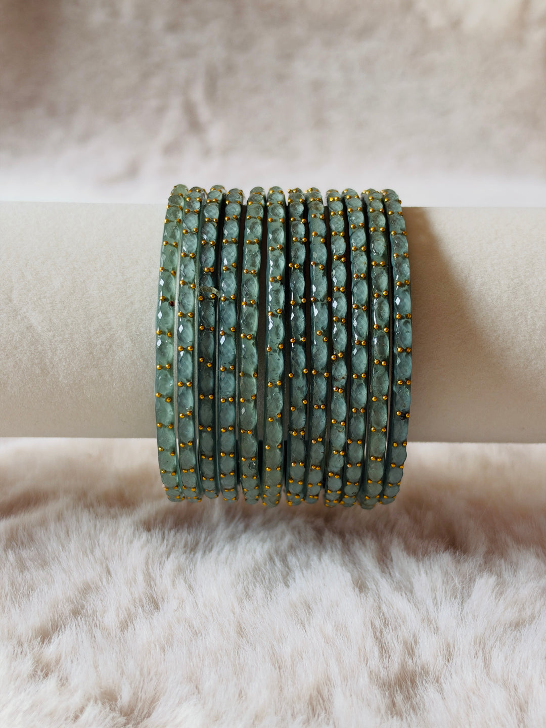 KASHMIRI RAINDROP GLASS BANGLES KHSF01