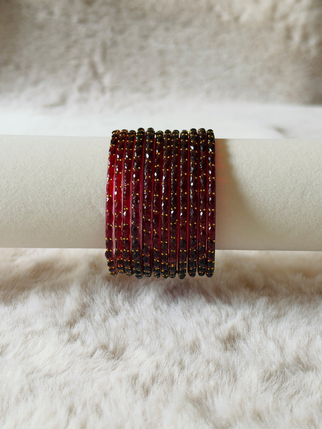 KASHMIRI RAINDROP GLASS BANGLES KHSF01