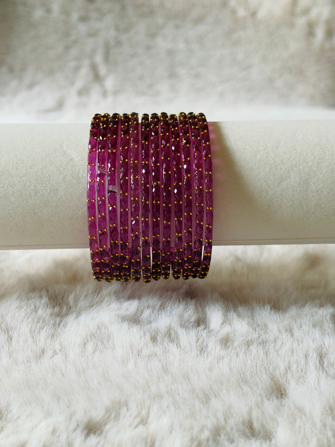 KASHMIRI RAINDROP GLASS BANGLES KHSF01