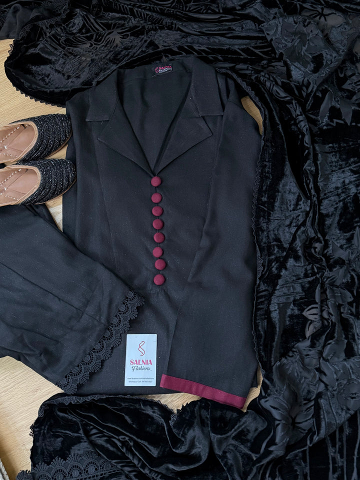 LINEN SUIT WITH PALACHI DUPATTA PLSF07