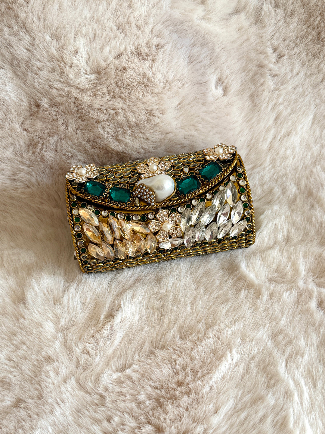 DHOLKI KUNDAN CLUTCH  SHEHNAYI